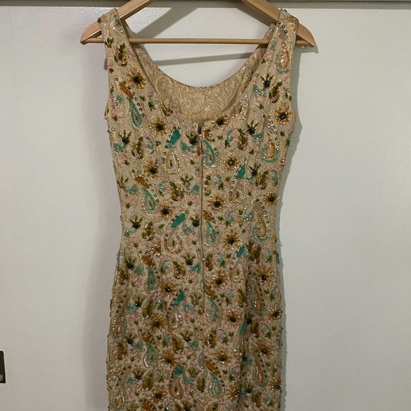 1960's Vintage Cocktail Dress - Picture 3 of 8